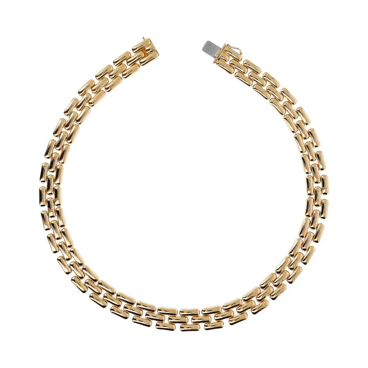 Girocollo Catena Pantera Superficie Liscia in lega placcata oro giallo 18kt  WSET00375.YG